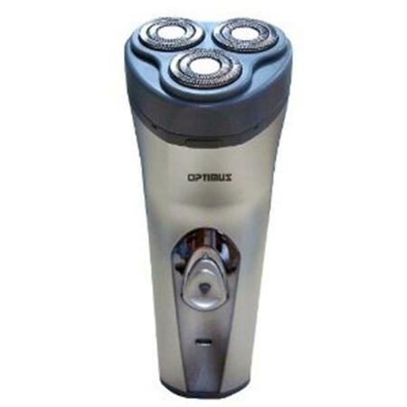 OPTIMUS Head Rotary Rechargeable Wet-dry Shaver Silver-blue 50035